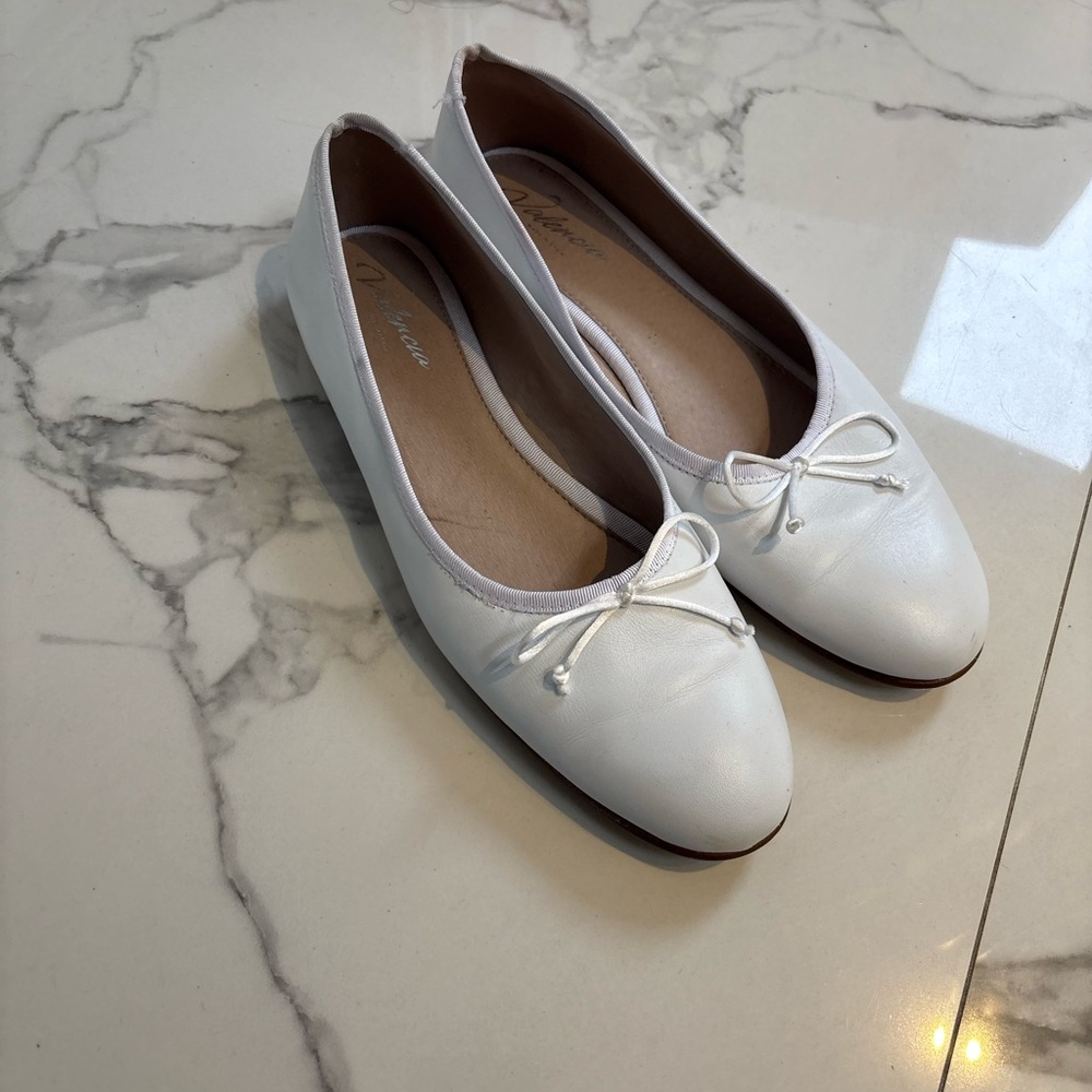 Elegant White Ballet Flats